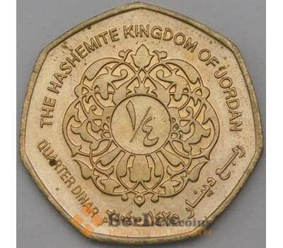 Монета Иордания 1/4 динара 2004 КМ83 XF арт. 28457