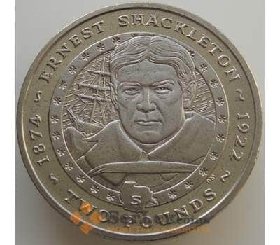Монета Южная Джорджия и Южные Сэндвичевы острова 2 фунта 2007 BU (АГМ) арт. 9197