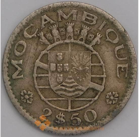 Мозамбик монета 2,5 эскудо 1954 КМ78 VF арт. 7972