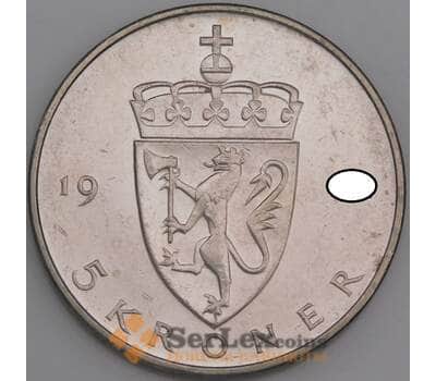 Норвегия монета 5 крон 1974-1988 КМ420 XF арт. 43971