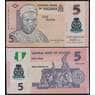 Нигерия банкнота 5 найра 2016 Р38g UNC арт. 48847