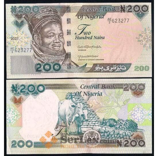 Нигерия 200 найра 2021 Р29 UNC арт. 37063