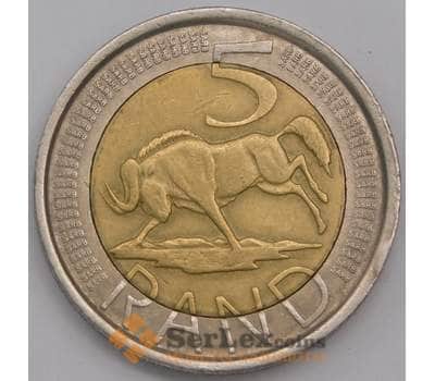 Южная Африка монета ЮАР 5 рандов 2005 КМ297 AU арт. 41420