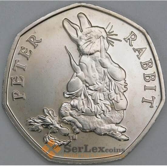 Великобритания 50 пенсов 2018 UC183 BU Кролик Питер арт. 56321 Великобритания 50 пенсов 2018 UC183 BU Кролик Питер арт. 56321