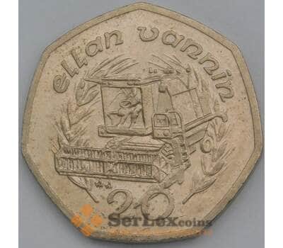 Монета Мэн остров 20 пенсов 1991 КМ211 XF арт. 38776