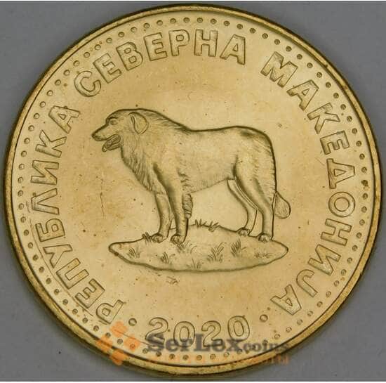 Македония 1 денар 2020 КМ3 UNC арт. 53415