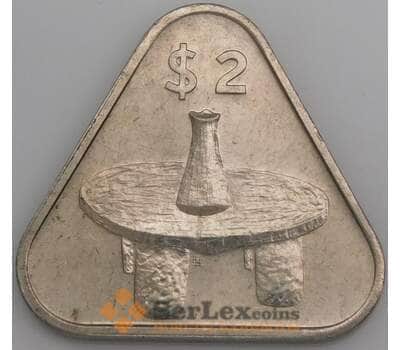 Кука острова монета 2 доллара 1992 КМ38 UNC арт. 45070