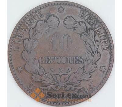 Франция 10 сентимов 1897 A КМ815 VF  арт. 56979