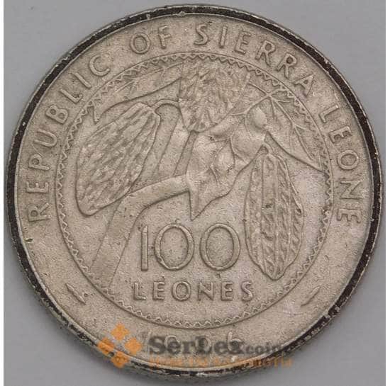 Сьерра-Леоне монета 100 леоне 1996 КМ46 F арт. 43072