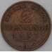Монета Германия - Пруссия 2 пфеннига 1857 А КМ452 арт. 28917