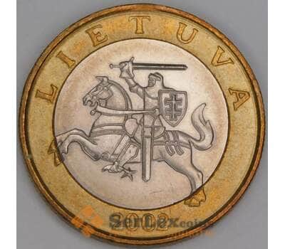 Литва 2 лита 2002 КМ112 aUNC арт. 53353