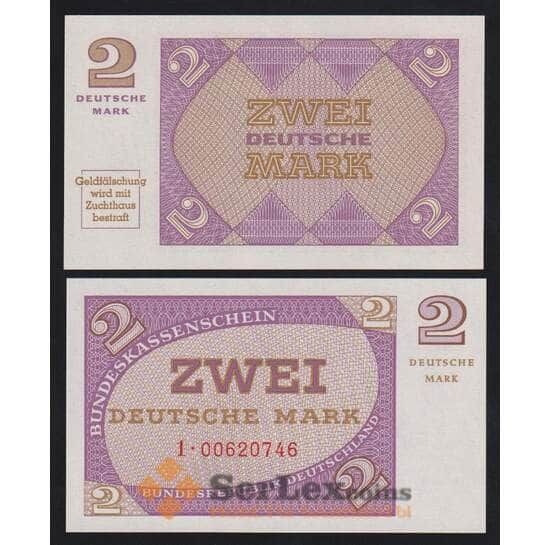 Германия ФРГ 2 марки ND 1967 Р29 UNC арт. 54020