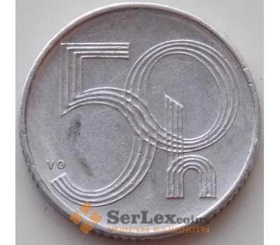 Монета Чехословакия 50 геллеров 1993 КМ3 XF арт. 13260