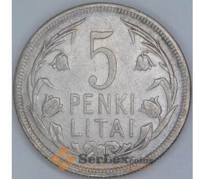 Литва 5 лит 1925 КМ78 VF арт. 56898