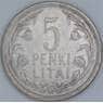 Литва 5 лит 1925 КМ78 VF арт. 56898