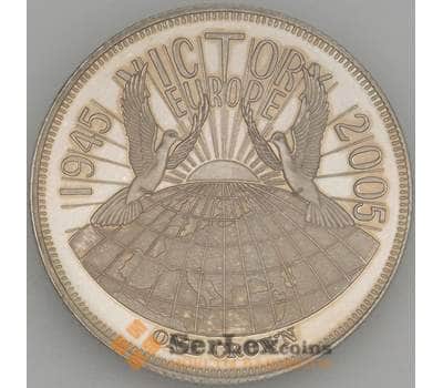 Монета Тристан да Кунья Гоха остров 1 крона 2005 КМ103 BU 50 лет Победы (J05.19) арт. 18577