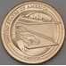Монета США 1 доллар 2021 UNC D Инновации №11 Мост-тоннель через Чесапикский залив арт. 29942