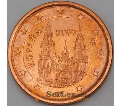 Монета Испания 5 евроцентов 2000 BU наборная арт. 28830