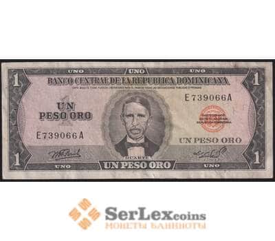 Доминиканская республика банкнота 1 песо 1976 Р108 VF арт. 42671