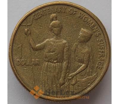 Монета Австралия 1 доллар 2003 КМ754 VF Избирательные права женщин (J05.19) арт. 17132