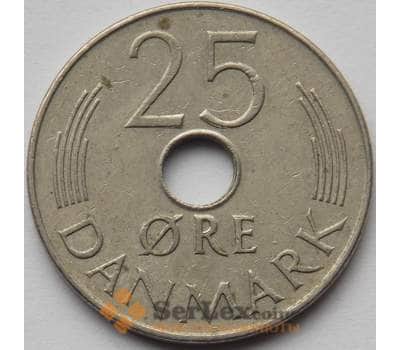 Монета Дания 25 эре 1973 КМ861 (J05.19) арт. 17086