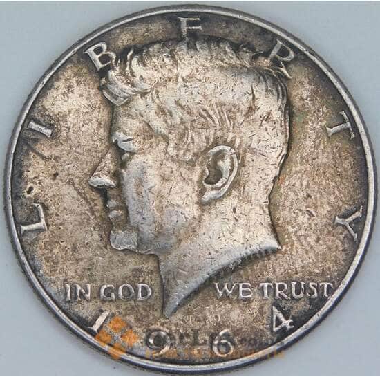 США 1/2 доллара 1964 KM202 VF Кеннеди арт. 56828