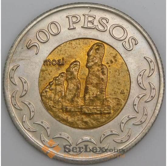 Остров Пасхи 500 песо 2007 AU арт. 47227