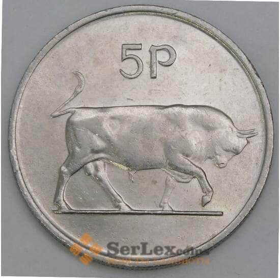 Ирландия 5 пенсов 1986 КМ22 aUNC арт. 56134 Ирландия 5 пенсов 1986 КМ22 aUNC арт. 56134