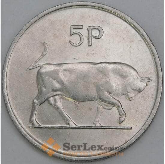 Ирландия 5 пенсов 1986 КМ22 aUNC арт. 56134 Ирландия 5 пенсов 1986 КМ22 aUNC арт. 56134