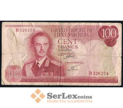 Банкнота Люксембург 100 франков 1970 Р56 VG арт. 39969