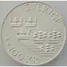 Швеция 100 крон 1985 КМ865 BU Серебро Год музыки (J05.19) арт. 16639