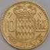 Монако монета 10 франков 1950 КМ130 XF пятна арт. 43201