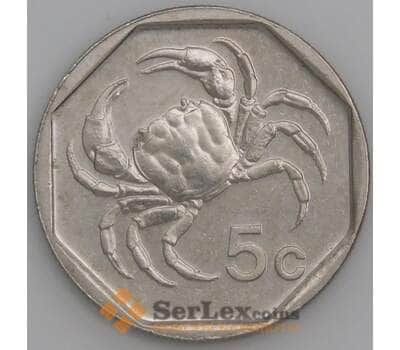 Мальта монета 5 центов 2001 КМ95 UNC арт. 45236