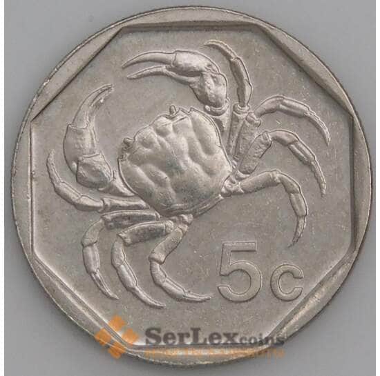 Мальта монета 5 центов 2001 КМ95 UNC арт. 45236