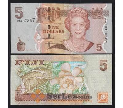 Фиджи 5 долларов 2007 P110а UNC арт. 52069