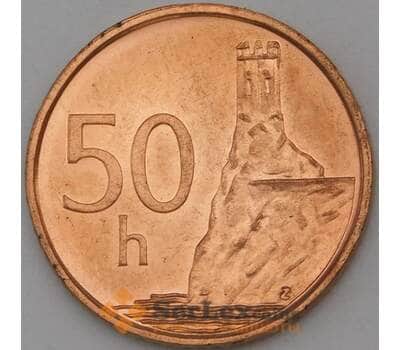 Монета Словакия 50 геллеров 2003 КМ35 UNC арт. 27012