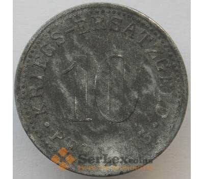 Германия Нотгельд 10 пфеннигов Цинк Крефельд (J05.19) арт. 16001