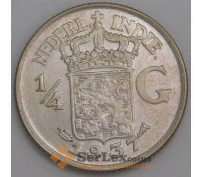 Нидерландская Восточная Индия 1/4 гульдена 1937 КМ319 UNC арт. 46213