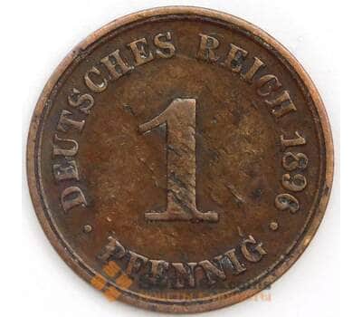 Монета Германия 1 пфенниг 1896 А КМ10 XF арт. 38942
