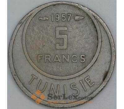 Тунис 5 франков 1957 КМ277 VF арт. 55280
