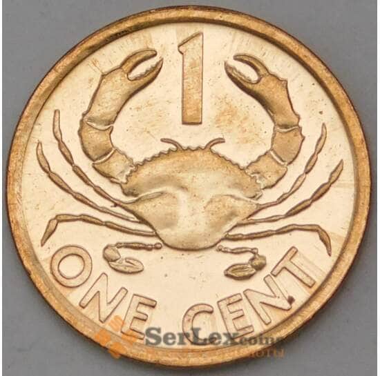 Сейшельские острова монета 1 цент 2012 UC1 UNC арт. 29065