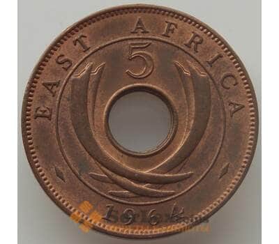 Монета Британская Восточная Африка 5 центов 1964 КМ39 aUNC арт. 12757