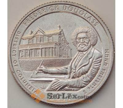 Монета США 25 центов 2017 37 парк Историческое место Фредерика Дугласа S арт. 14462