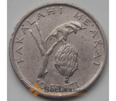 Монета Тонга 10 сенити 1981 КМ69 VF арт. 6571