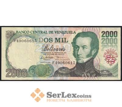 Венесуэла 2000 боливар 1998 Р77с VF арт. 49906