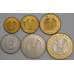 Монета Казахстан набор 1, 5,10, 20, 50, 100 тенге 2019 UNC Новый тип арт. 15453