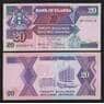 Уганда 20 шиллингов 1988 Р29b UNC арт. 55931