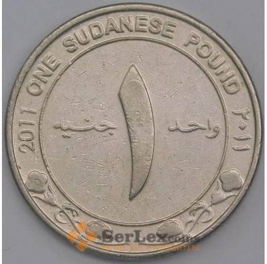 Судан монета 1 фунт 2011 КМ127 XF арт. 44829