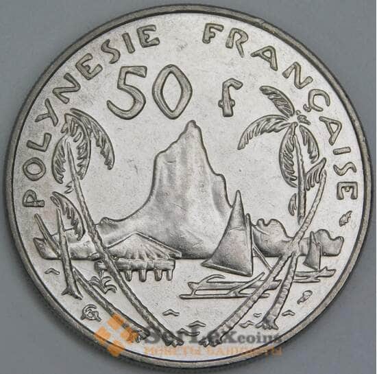 Французская Полинезия 50 франков 1985 КМ13 XF арт. 56783