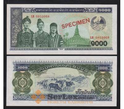 Лаос 1000 кип 1992 Р32s UNC образец арт. 55822